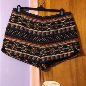 Forever 21 Aztec print shorts ASO Teen Wolf Malia